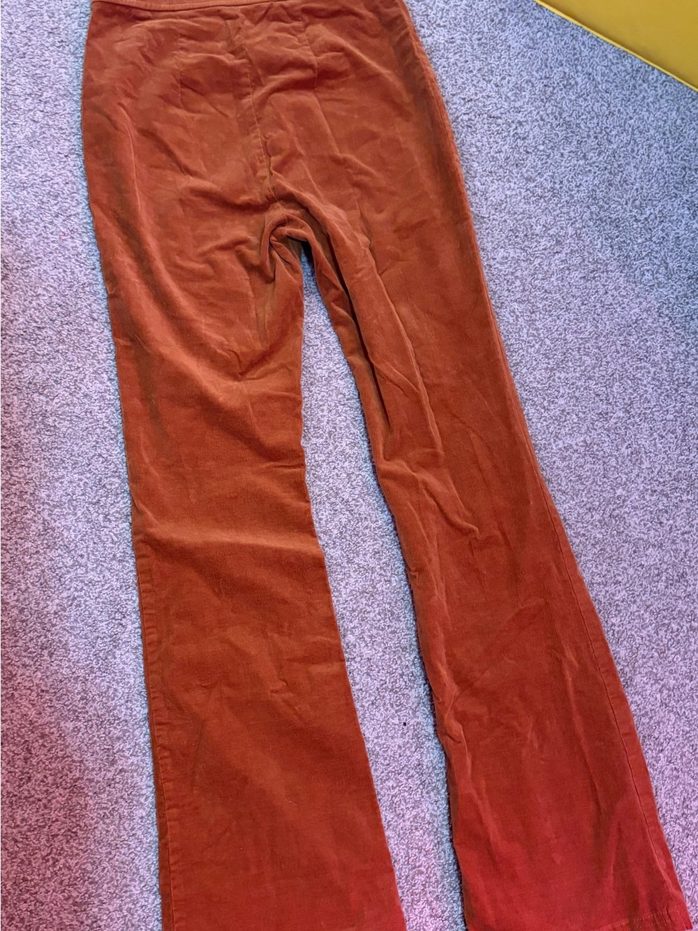 Forever 21 Burnt Orange Corduroy Flare Pants - Picture 4 of 4